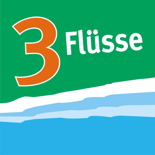 Symbol 3-Fluesse-Route