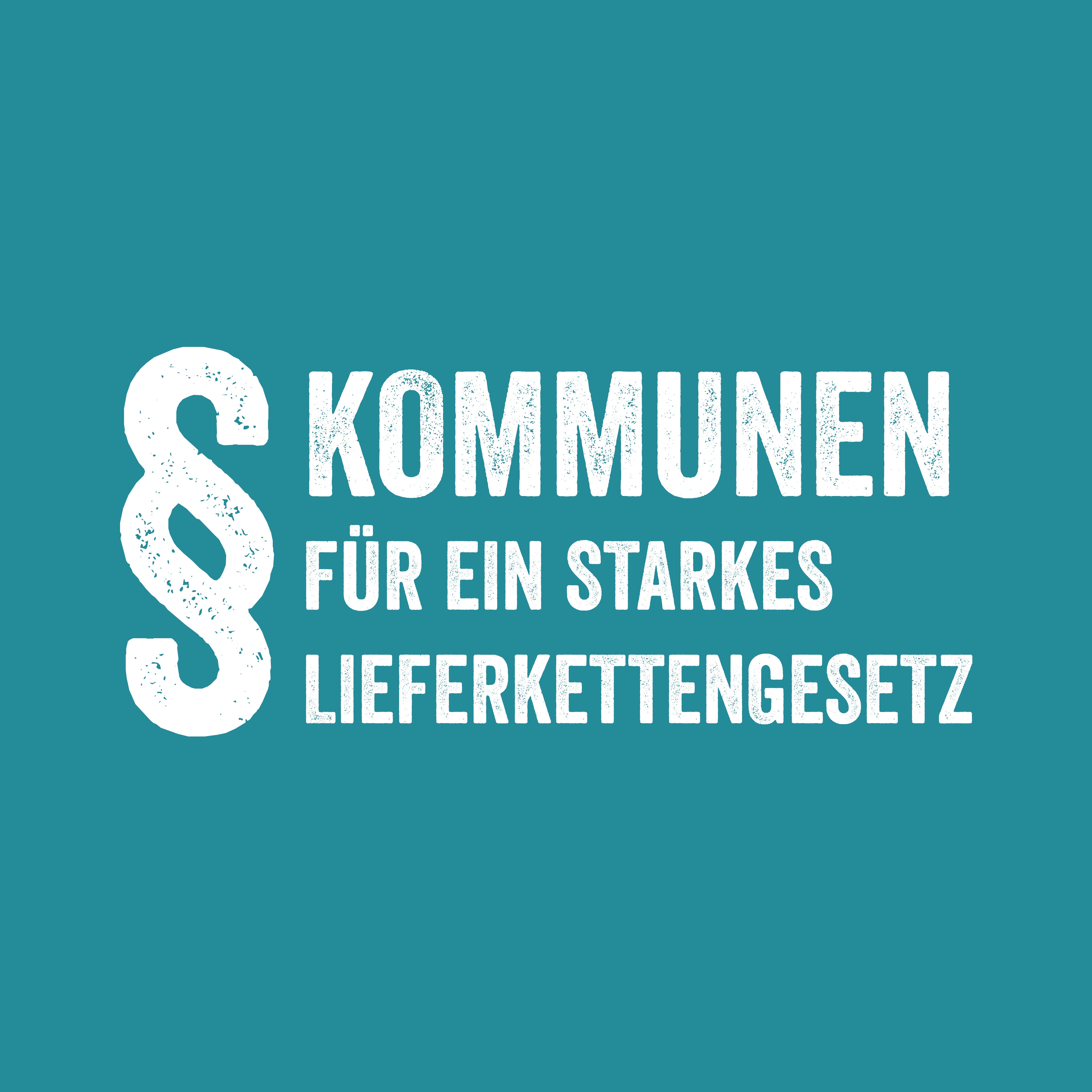 Logo zur Initiave Lieferkettengesetz