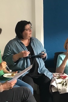 Gleichstellungsbeauftragte Karin Budahn-Diallo beim Politischen Salon für Frauen