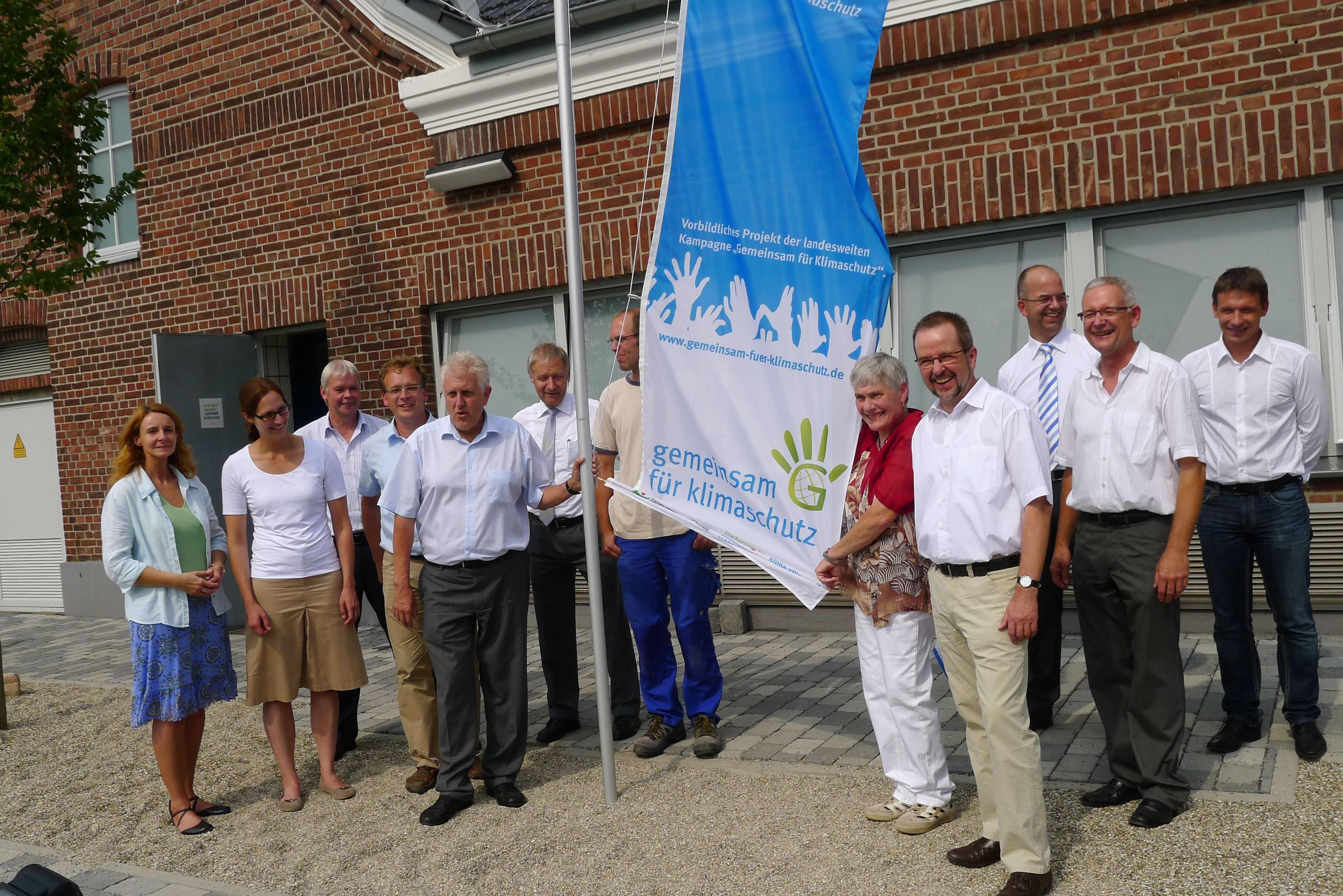 Foto Klimaschutzflagge 