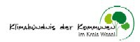 Das Logo des Klimabündnisses der Kommunen im Kreis Wesel zeigt den Schriftzug und einen stilisierten Baum.