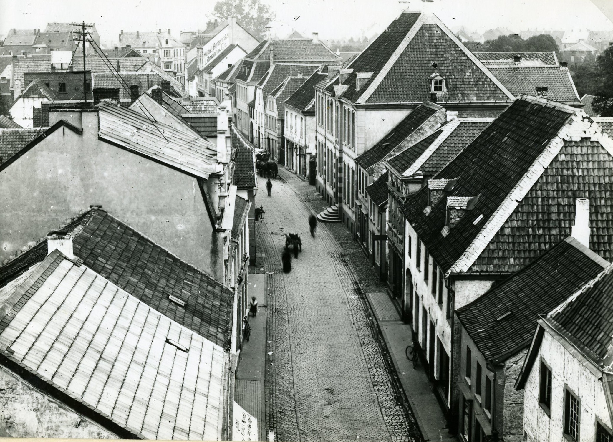Neustraße im Jahr 1945