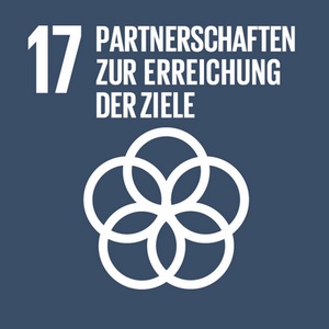 Piktogramm Ziel 17 Partnerschaften zur Erreichung der Ziele