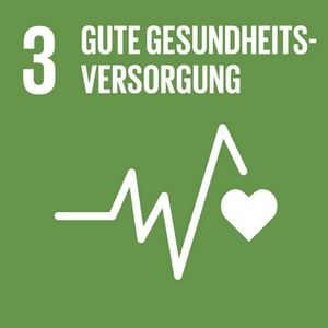 Piktogramm Ziel 3 gute Gesundheitsversorgung