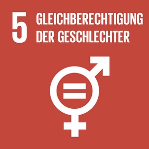 Piktogramm Ziel 5 Gleichberechtigung der Geschlechter