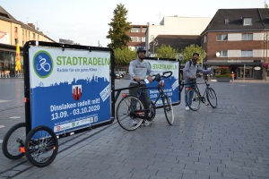 Promoaktion für das Stadtradeln 11.09.2020
