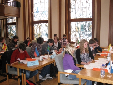 UNEP Planspiel im Ratssaal