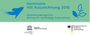 Kommune mit Auszeichnung 2016 im Weltaktionsprogramm Bildung für nachhaltige Entwicklung