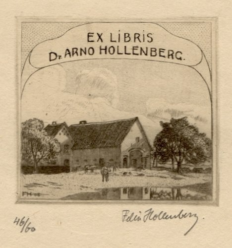 Felix Hollenberg: Ex Libris Dr. Arno Hollenberg