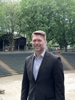 Dinslakens Wirtschaftsförderer Georg Spieske